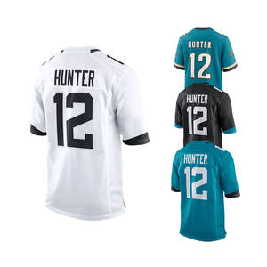 2025 новый топ сшитый дешевые американские футбольные майки Jacksonville 12 Travis Hunter - Product Image 6