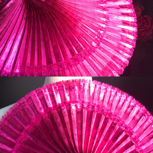 <span class=keywords><strong>ผ้า</strong></span>ออร์แกนซ่าเนื้อเมทัลลิกแบบจีบสำหรับงานออกแบบเสื้อผ้า ฉากถ่ายภาพสร้างสรรค์ และตกแต่งเวที - Product Image 3