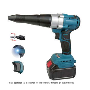 Steeltreks Hardware Outil Électrique Sans Fil Portable 21V à Batterie Lithium, Pistolet à Rivets Automatique Électrique Sans Fil - Product Image 5