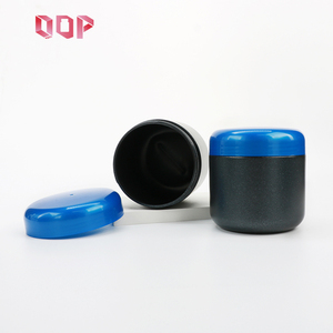 Envase de HDPE Negro de 500ml, 750ml, 800ml con Tapa Azul de Rosca para Proteína en Polvo, Leche en Polvo, Exfoliante Corporal, Suplementos, Grado Alimenticio, Personalizable - Product Image 4