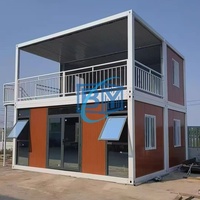 Conteneur modulaire préfabriqué étanche en acier de 40 pieds, en forme de pomme, pour bureau et espace de vie sur terrain vide - Grande Vente