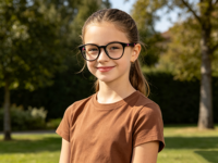 Expédition sous 24 heures Lunettes optiques en acétate haut de gamme pour enfants Cadres de lunettes ronds durables pour enfants Confortables pour un usage quotidien