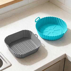 Rivestimenti Quadrati in Silicone Riutilizzabili Beeman <span class=keywords><strong>per</strong></span> <span class=keywords><strong>Friggitrice</strong></span> <span class=keywords><strong>ad</strong></span> <span class=keywords><strong>Aria</strong></span>, Spessore 1,5 mm, <span class=keywords><strong>Accessori</strong></span> <span class=keywords><strong>per</strong></span> Forno e Teglia - Product Image 5