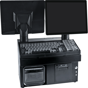 Sabao-impresora <span class=keywords><strong>tpv</strong></span> <span class=keywords><strong>pos</strong></span> de 15,6 + 15,6 pulgadas, dispositivo con pantalla HD única, teclado y cajón de efectivo, windows y cajero - Product Image 6