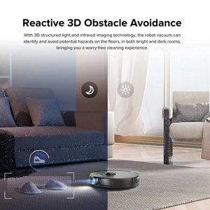 สำหรับหุ่นยนต์ดูดฝุ่นและถูพื้น Roborock S8 พร้อมแปรง DuoRoller แรงดูด 6000Pa ระบบ ReactiveAI 2.0 หลบหลีกสิ่งกีดขวาง - Product Image 5