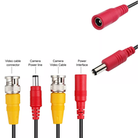 Accessoires informatiques, câbles vidéo coaxiaux BNC, câbles d'alimentation vidéo AV, 5m, 10m, 20m, 50m, accessoires DVR, câbles de données vidéo CCTV