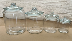 Factory Price Glass Cylinder Mason <b>Jar</b> Food Storage Container with Cover Eco-Friendly Portable Kitchen Accessory <b>Large</b> Capacity - Product Image 2