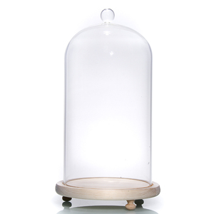 Campane di <span class=keywords><strong>Vetro</strong></span> Trasparenti, Cupole <span class=keywords><strong>in</strong></span> <span class=keywords><strong>Vetro</strong></span> all'Ingrosso con Base <span class=keywords><strong>in</strong></span> Legno - Product Image 5