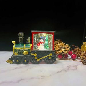 Nuevas Decoraciones Navideñas, Tren Luminoso con Agua, Pequeñas Linternas, Tren Thomas, Linternas Navideñas - Product Image 5