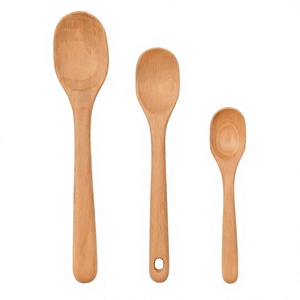Cuchara de Madera de Olivo Hecha a Mano, Utensilio de Servir Artesanal de Primera Calidad, Acabado de Grano de Madera Natural con Efecto Espejo, Ecológica, de Lujo para Cocina - Product Image 4