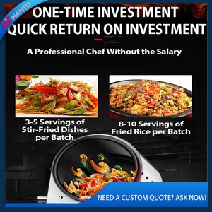 <span class=keywords><strong>Robot</strong></span> <span class=keywords><strong>de</strong></span> <span class=keywords><strong>Cocina</strong></span> Industrial Automático para Arroz Salteado, Wok Giratorio a Gas y Eléctrico para Restaurantes - Product Image 4