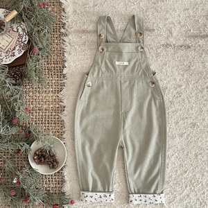 Babymeisje Lente Herfst Mouwloos Ademend Polyester Jumpsuit Letterpatroon Broekbenen 1-3Y Casual mode-overalls - Product Image 6