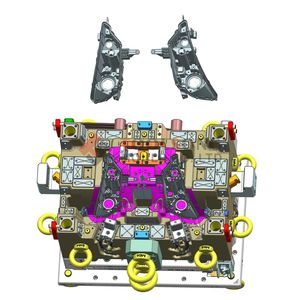 Parachoques delantero de coche, lámpara antiniebla transparente, molde de luz, fabricante, molde de inyección de plástico personalizado - Product Image 5