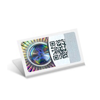 Autocollants holographiques de code QR, étiquette d'impression, coloré, gratuit design