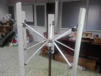 Éolienne domestique à axe vertical à aimants permanents haute efficacité 5KW/10KW, vitesse de démarrage du vent 3,5 m/s, diamètre du rotor 2,2-3,9 m