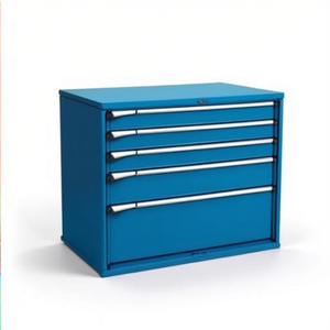 Fami Master Key Comfort <b>Drawer</b> Cabinet 5 <b>Drawers</b> 1020x726x850 Mm Pure White Ral9010 <b>Tool</b> Storage - Product Image 2