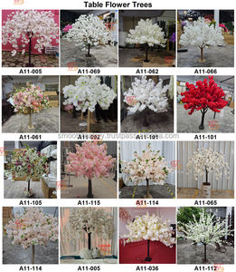 Árbol Artificial de Flores de Cerezo Blanco en Forma de S de LEDA, de 3, 4 y 5 pies, para Decoración de Bodas y Eventos - Product Image 5