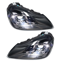 Para Porsche Cayenne 957 2007-2010, Actualización de Faros Delanteros Estilo 9YA, Conjunto de Faros LED Matrix, Color Negro Ahumado, Accesorios para Automóviles