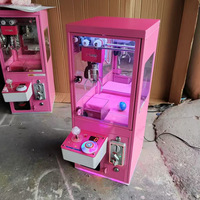Kit DIY de machine à griffes en métal avec joystick LED d'arcade, bouton et accepteur de pièces, ensemble de portique de 28 cm