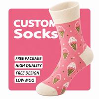 Chaussettes de course personnalisées OEM ODM à motifs colorés, prêtes à la vente au détail, pour les événements de marathon et de cyclisme