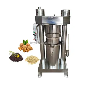 Black Sesame Oil Hydraulic Press Machine Rapeseed Perilla Seed Linseed Oil Extraction Machines
