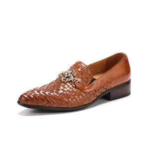 รองเท้าหนังอ็อกซ์ฟอร์ดแบบสวมสำหรับผู้ชาย กันน้ำ สีเขียวอมฟ้า สไตล์อังกฤษ สำหรับธุรกิจ งานทางการ แฟชั่นทันสมัย ใส่ทำงานหรือลำลอง - Product Image 6