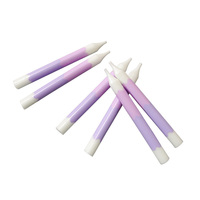 Bougies de cire de paraffine violettes non parfumées personnalisées de luxe pour mariages et anniversaires coffret décoratif pour la maison