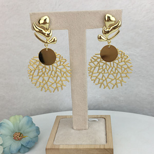 Yuminglai FHK11172 Anting-Anting Wanita, Anting-Anting Harian Model Italia Elegan Mode Kualitas Tinggi Terlaris - Product Image 1