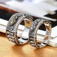 Rotatif Pixiu Feng Shui Anillo Amulette Anneau Vintage Personnalisé Chance Fengshui Pixiu Richesse Brave Anneau Hommes Femmes Couple Anneaux