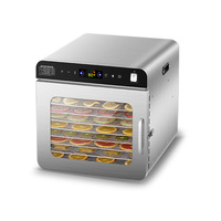 Machine de séchage de fruits intelligente commerciale multifonctionnelle à 10 couches machine de séchage nourriture maison légumes snack pour animaux de compagnie viande