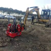 Déplaceur d'arbres hydraulique Prix raisonnable pour la pelle à arbres Transplanteur d'arbres sur excavatrice