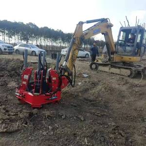 Hydraulic <strong>Tree</strong> Mover Reasonable Price for <strong>Tree</strong> Spade <strong>Tree</strong> Transplanter on Excavator - Product Image 2