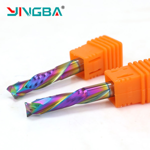 목재 <span class=keywords><strong>1</strong></span>/4 카바이드 커터 엔드밀 2f 3/<span class=keywords><strong>8</strong></span> 라우터 압축 비트 용 CNC 4mm 6mm 2 플루트 나선형 상하 압축 엔드밀 - Product Image 5