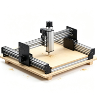Kit mécanique de routeur CNC 4 axes 1220x2000mm, cadre à entraînement par vis WorkAnt uniquement pour la gravure sur bois DIY
