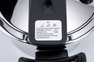 4 + 6L Offre Spéciale SUS304/201 en acier inoxydable Autocuiseur deuxième réglage de la pression 60-100kpa pour cuisinière à gaz et électrique OEM - Product Image 4