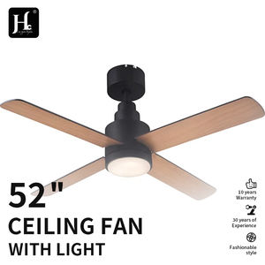 Ventilador de Techo con Lámpara LED de Diseño Moderno, 52 Pulgadas, Cromado Metálico, con Control Remoto, 6 Velocidades, Motor DC de Bajo Perfil - Product Image 5