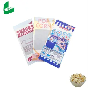 Penjualan Langsung Pabrik Cina Grosir Kemasan Tas Kertas Popcorn Microwave Sekali Pakai Kustom
