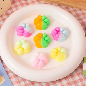 ของเล่นแมวหลากสีสัน ยี่ห้อจินคาน ของเล่นบีบคลายเครียด มีเสียงดนตรี ของขวัญชิ้นเล็กๆ ของเล่นแปลกใหม่ ขายส่ง ของเล่นรูปอุ้งเท้าแมว - Product Image 2