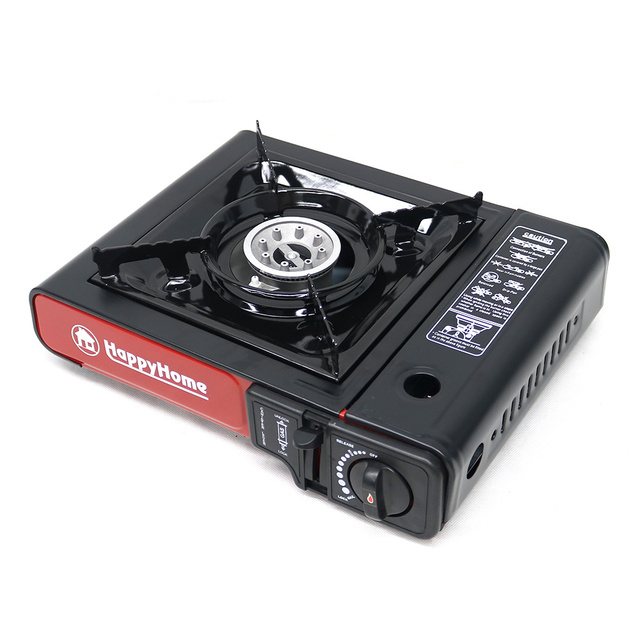 Portable Automatic Steel Butane Gas Camping Cassette Stove for Outdoor Cooking Price Includes Colour Box
