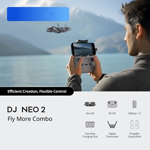 Nouveau DJ Neo 2 Motion Fly More Combo avec lunettes RC-N3 RC Motion 3, marque originale, nouveau, Neo Gifts Drone, caméra 4K, Fly More Combo - Product Image 4