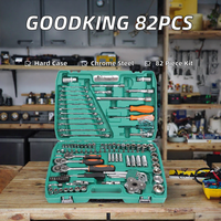 Ensemble d'outils à main multifonctions de haute qualité 82 pièces, coffret rigide, acier au chrome-vanadium OEM, ensemble d'outils de réparation de vélo, garantie 3 ans