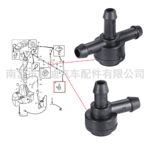Válvula de Retención 31391513 9178897 para Sistema de Lavaparabrisas Volvo S80 V70 C70 - Product Image 1