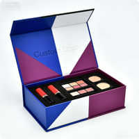 Fabricant d'impression, logo personnalisé, impression quadricolore, papier artistique carré avec dorure à chaud, biodégradable, magnétique, crème pour le visage, soin de la peau
