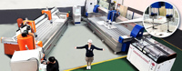 Machine de découpe au jet d'eau CNC à 5 axes AC 4m*2m 3.5m*2.5m, machine de découpe au jet d'eau haute précision pour la découpe de pierre, de marbre et de carrelage