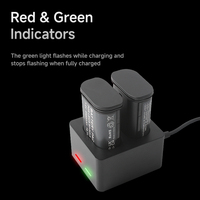Chargeur de batterie USB Type-C universel durable pour appareils photo Leica BP-SCL6, double fente, charge rapide, protection contre les surintensités, utilisation en voyage