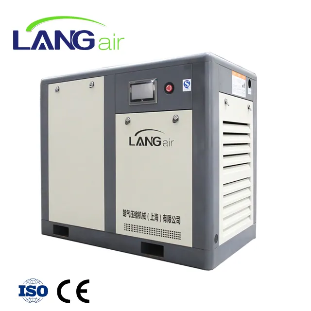 shanghai manufacturer Langair manufacturer direct sale 15KW 20HP 78CFM Air compressor for Singapore LA-15A/W