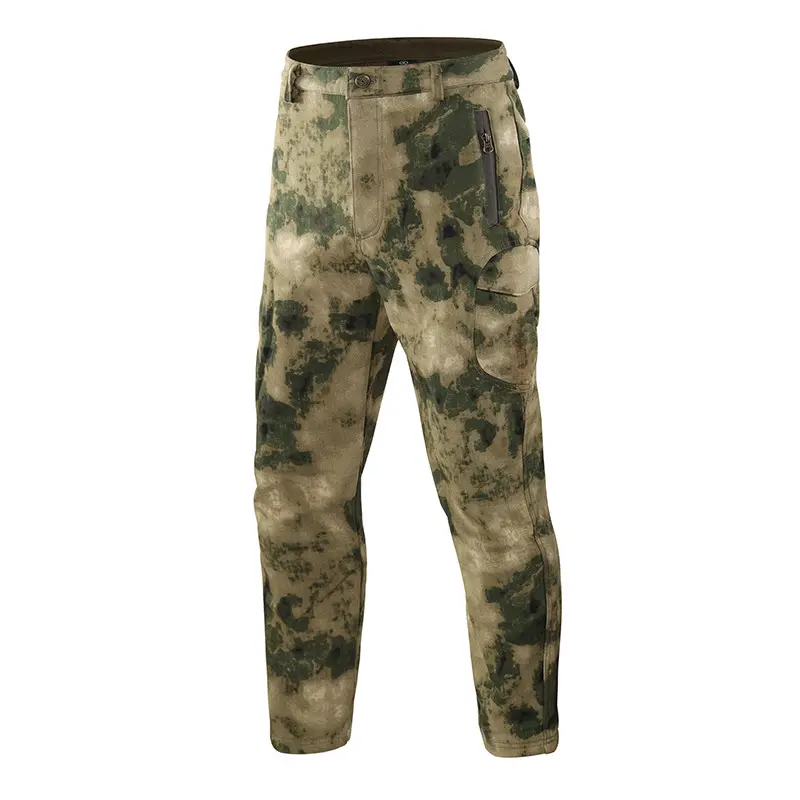 Pantaloni a guscio morbido antivento in pelle di squalo invernale ESDY pantaloni tattici da combattimento uniformi da caccia all'aperto