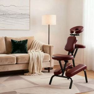 Factory Wholesale Low Price Customized Color Strong <b>Adjustable</b> Portable Foldable Facial Massage Chair With Foot Spa - Product Image 1