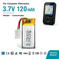 Batterie lithium-ion haute performance 150 mAh, personnalisable, rechargeable, respectueuse de l'environnement, pour GPS et autres petits appareils électroniques