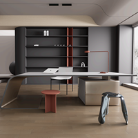 Nouvelle conception de meubles de bureau insonorisés, ensembles de table et de chaise de bureau en bois, personnalisation de la maison entière, meubles